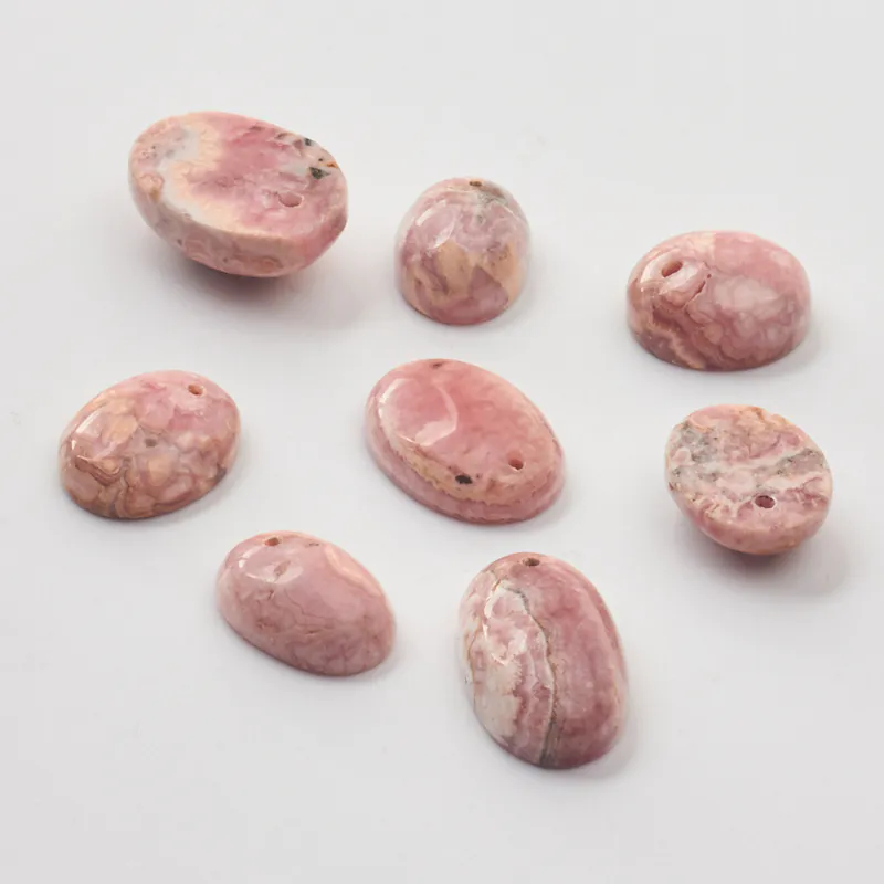 Koraliki rodochrozyt owal zawieszka 17-30 mm [KB0560]