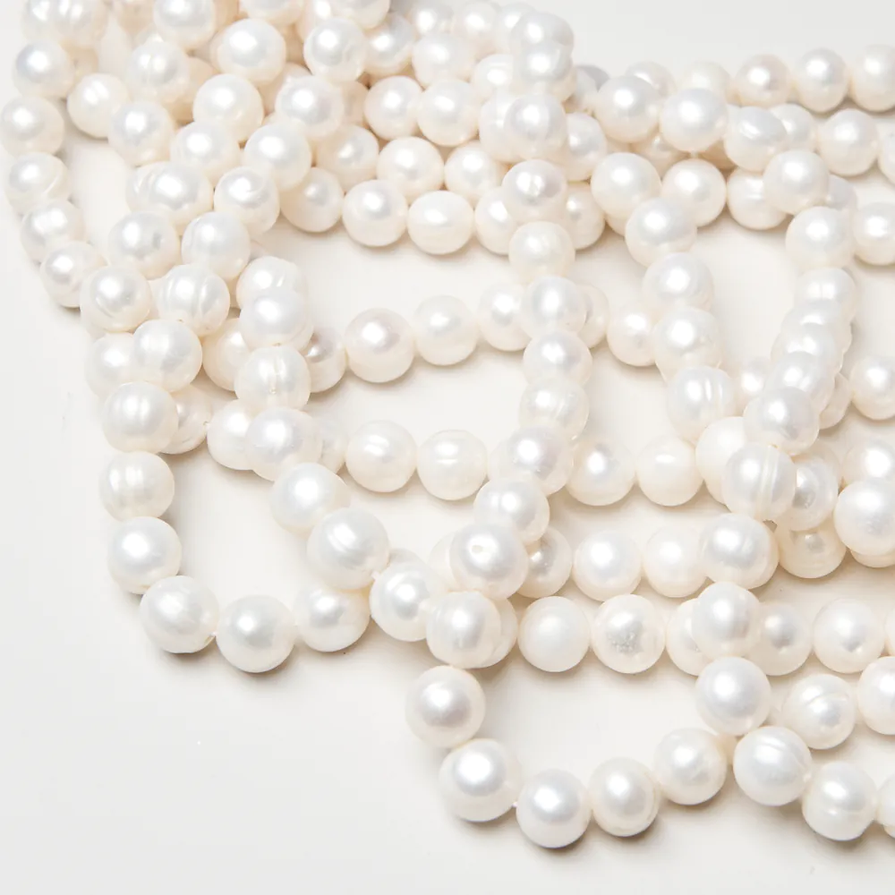 Koraliki perły naturalne hodowlane potato 8-9 mm [PH0380]